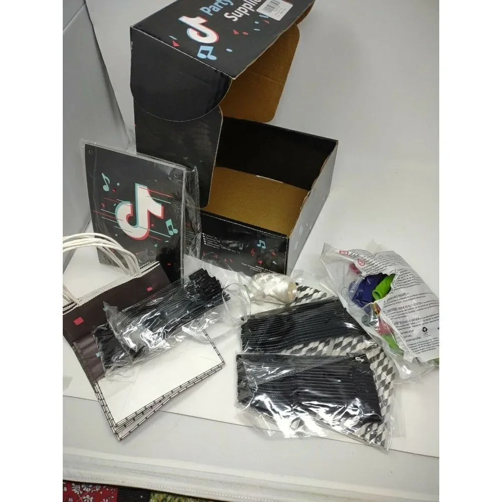 Mofine Party Supply Kit Tiktok themed party supply kit see description for more